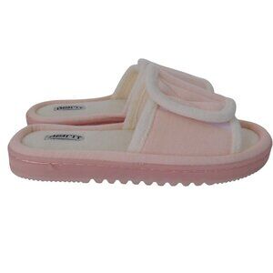 Born Soft Plush Slippers Adjustable Foam Comfort Medium 7‎ - 8